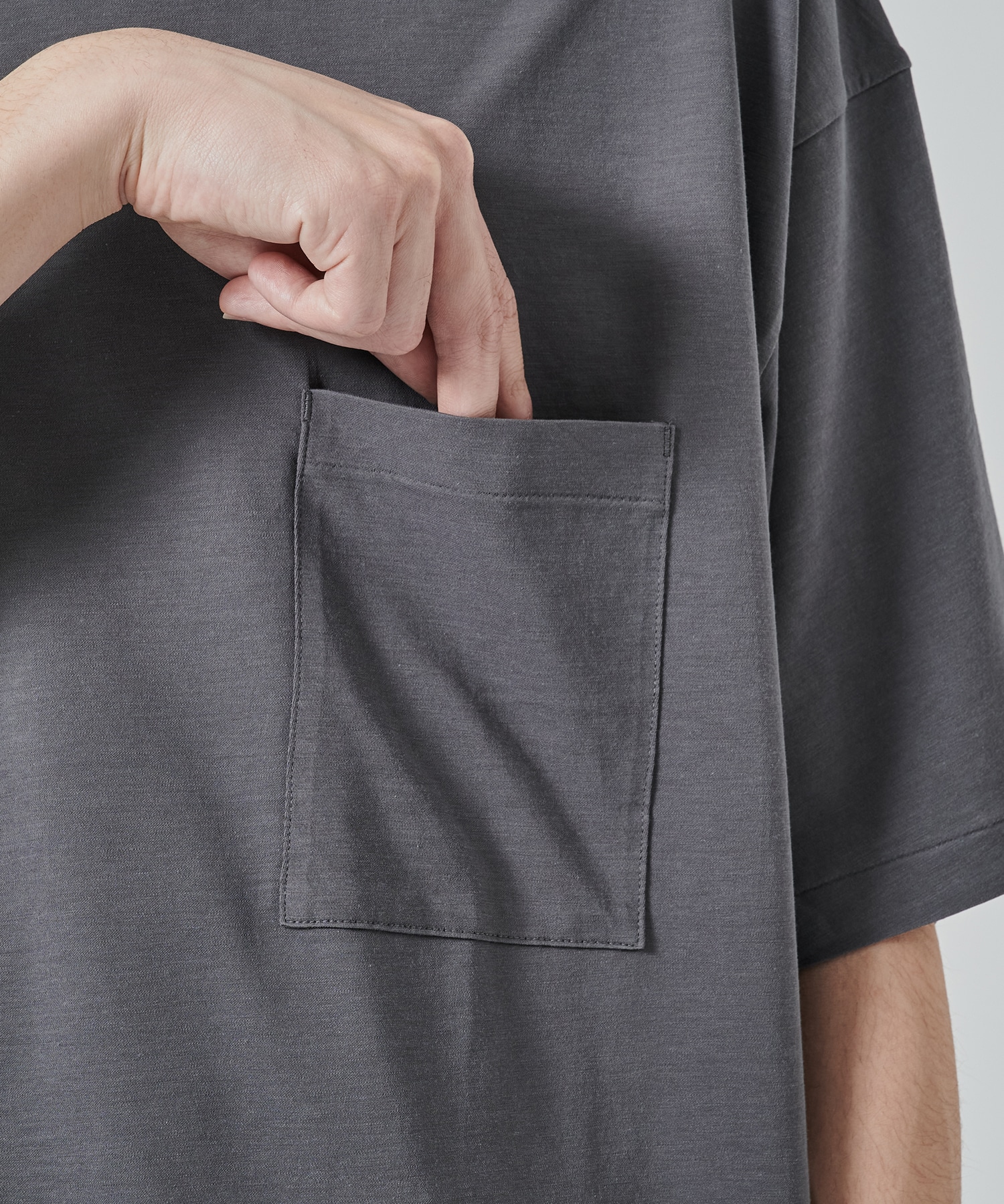 BROAD AIR JERSEY POCKET T-SHIRT BATONER
