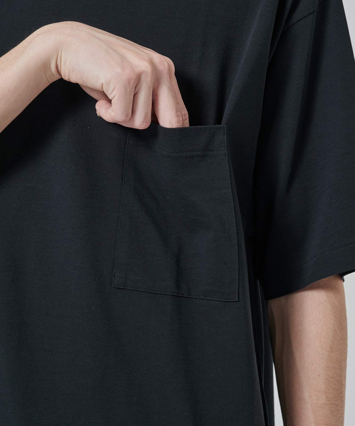 BROAD AIR JERSEY POCKET T-SHIRT BATONER