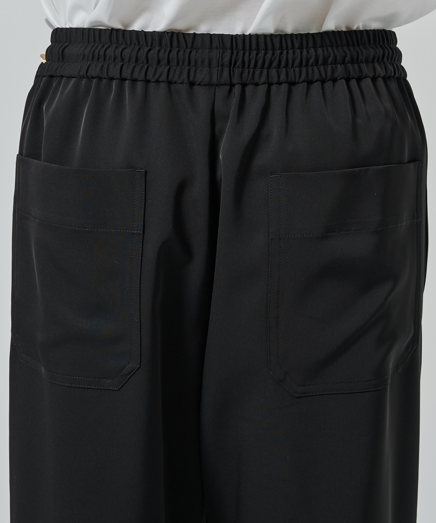 Dry Stretch Twill Side Drawstring Relux Wide Pant CULLNI