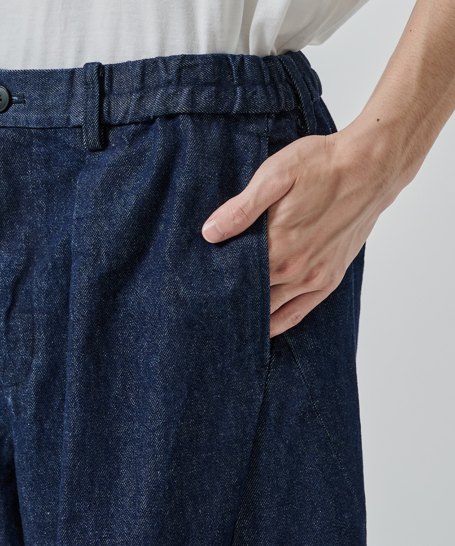 BALLOON WIDE DEINM PANTS STUDIOUS