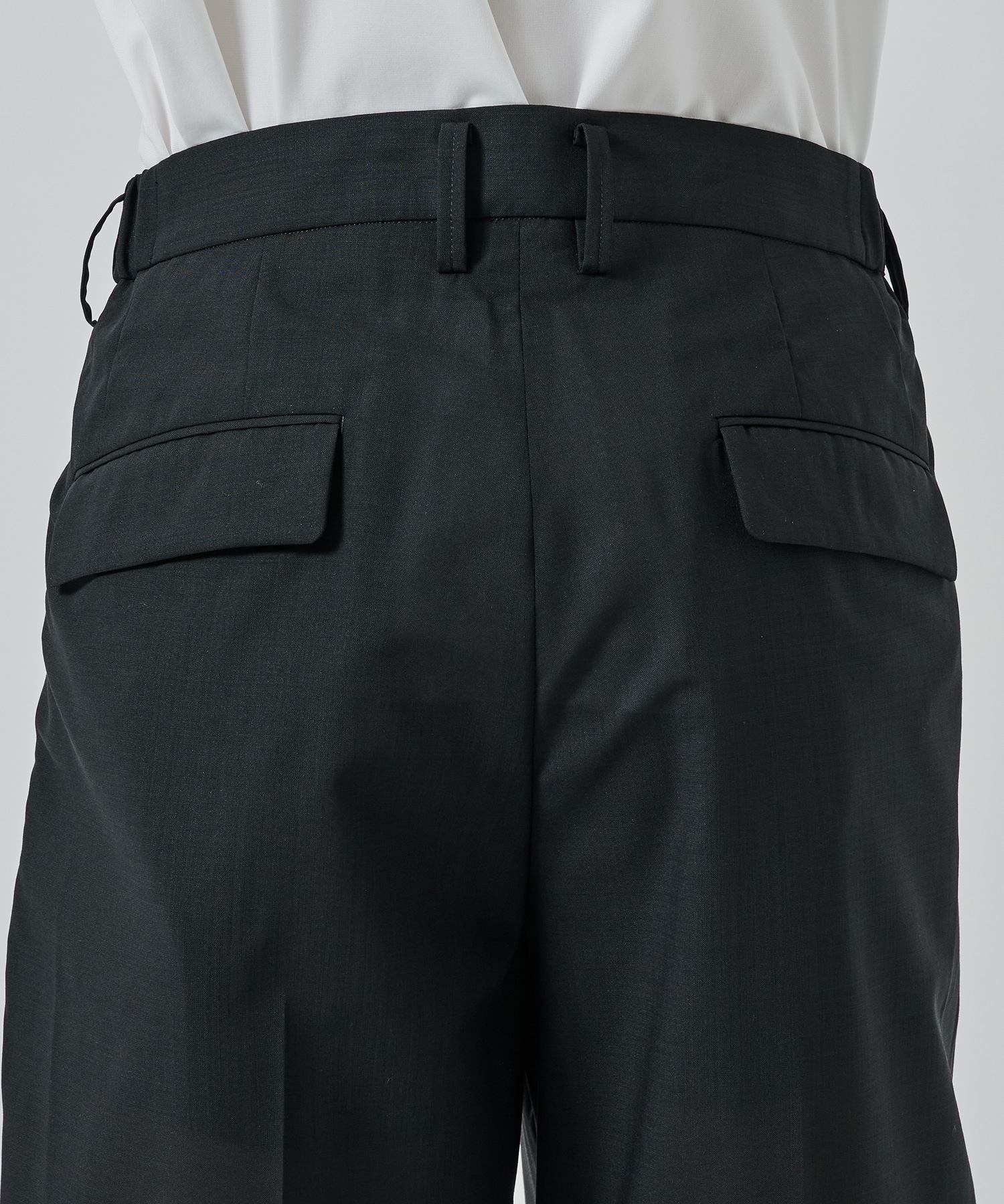 別注 TWO TUCKS WIDE TROUSERS IRENISA