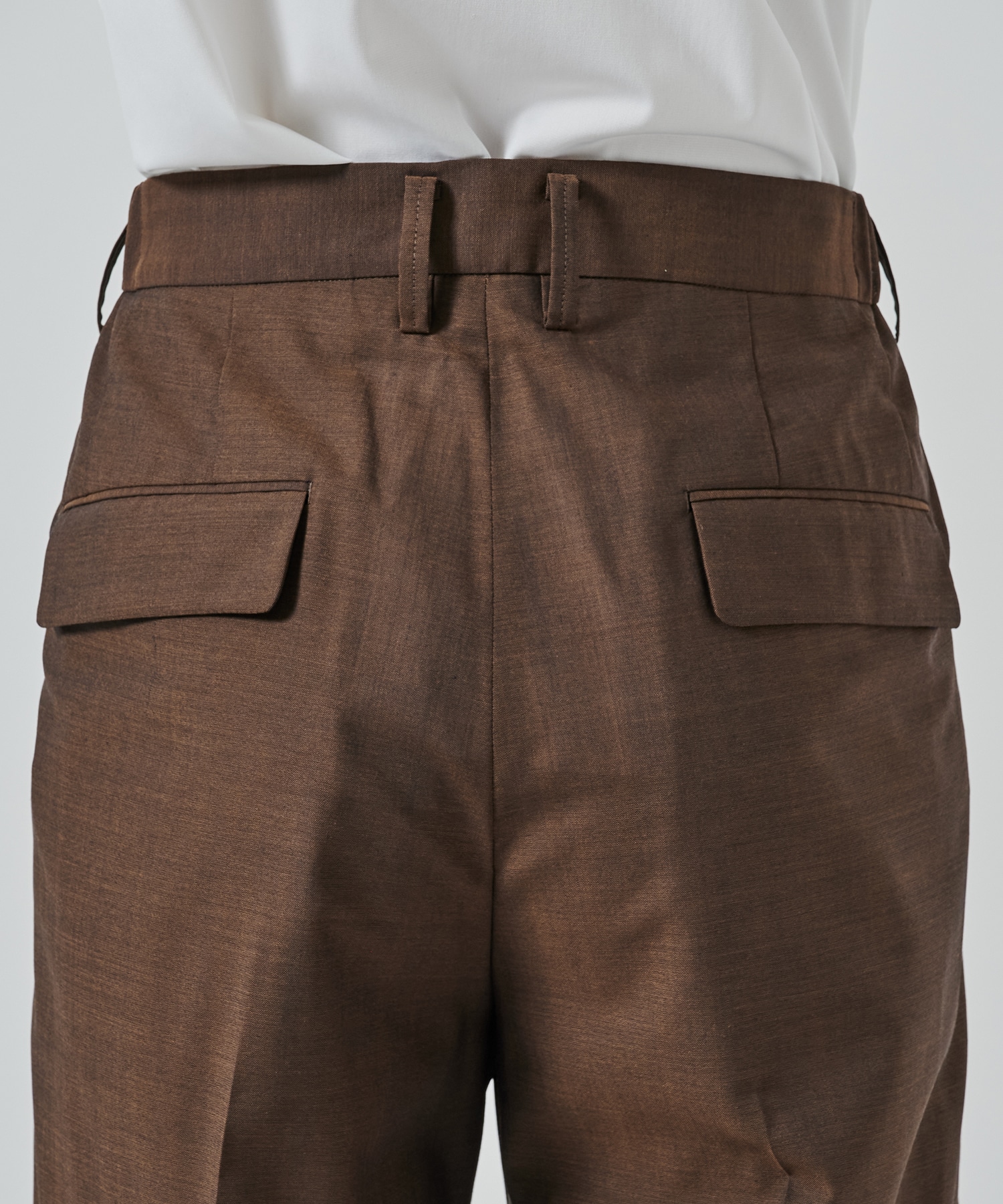 別注 TWO TUCKS WIDE TROUSERS IRENISA
