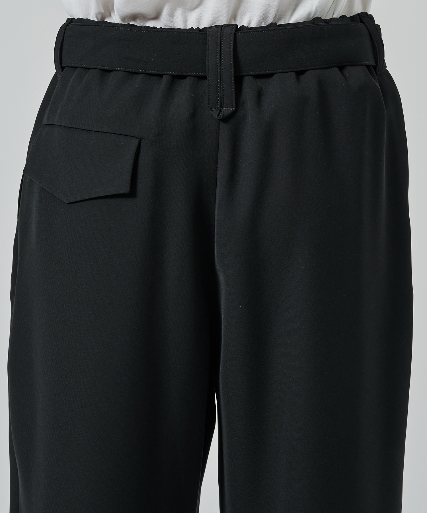 〈別注〉2Tuck Pants with Long Belt for STUDIOUS CULLNI