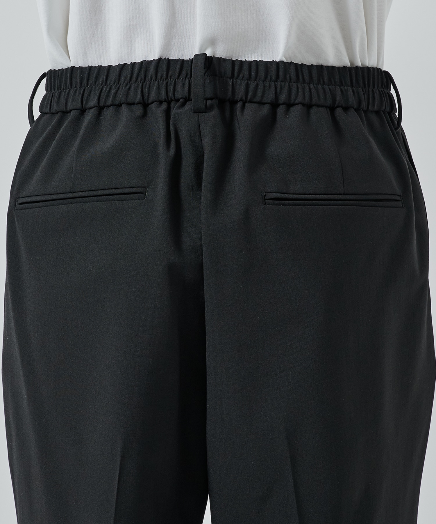 SUMMER WOOL TAPERED SLACKS STUDIOUS