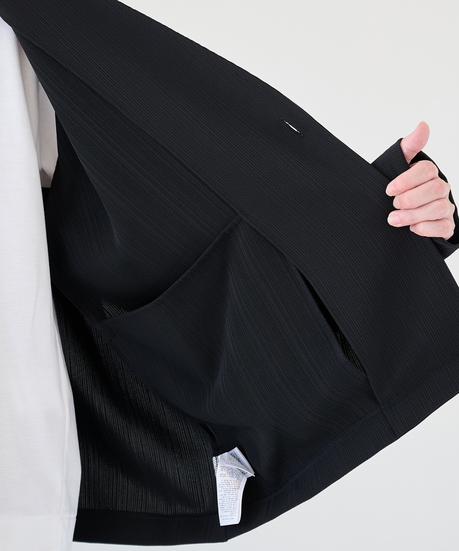 別注 Minimal Pocket PLEATS Cardigan CULLNI
