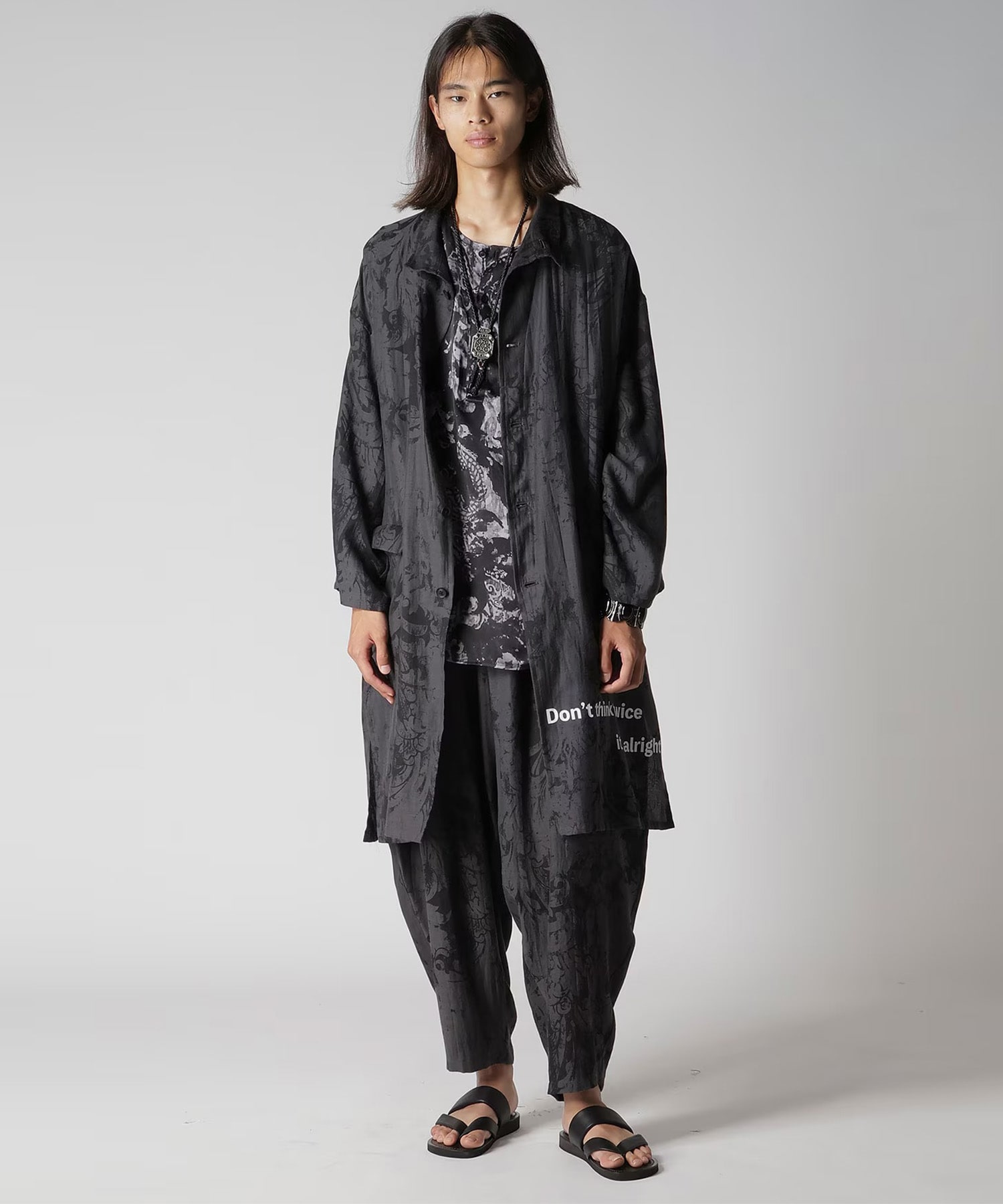 HK-J76-041 LONG JACKET Yohji Yamamoto
