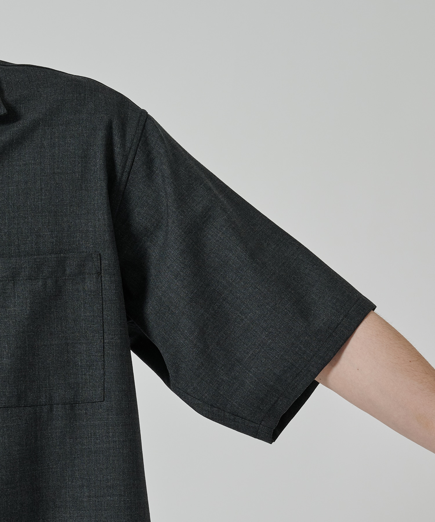 〈別注〉 OPEN COLLAR S/S SHIRT MARKAWARE/marka