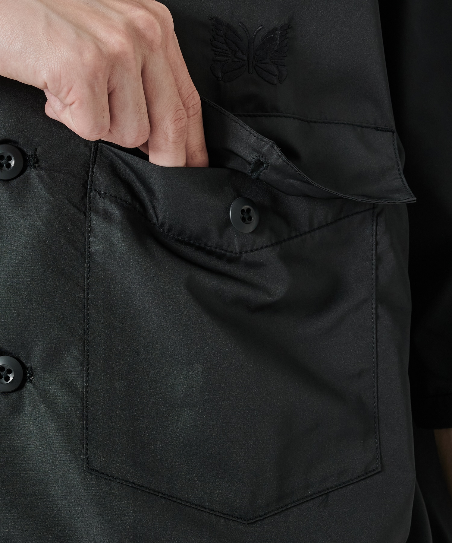 別注 Fatigue S/S Shirt - 撥水Nylon NEEDLES