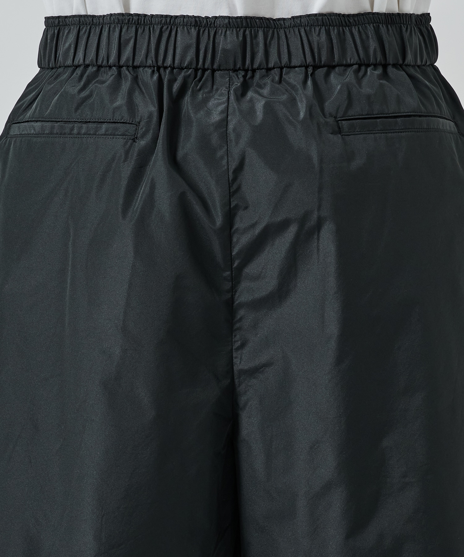 リサイクルポリエステル×シルクタフタ / ワイドショーツ MARKAWARE/marka