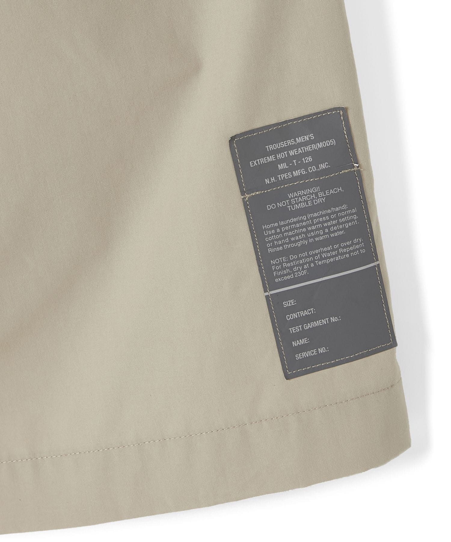 9251-CP50-005 TUCK HALF PANTS N.HOOLYWOOD