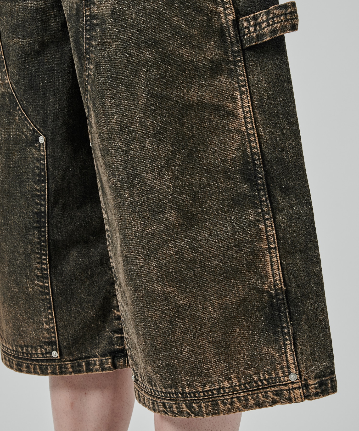 〈別注〉 DOUBLE KNEE DENIM SHORTS JieDa