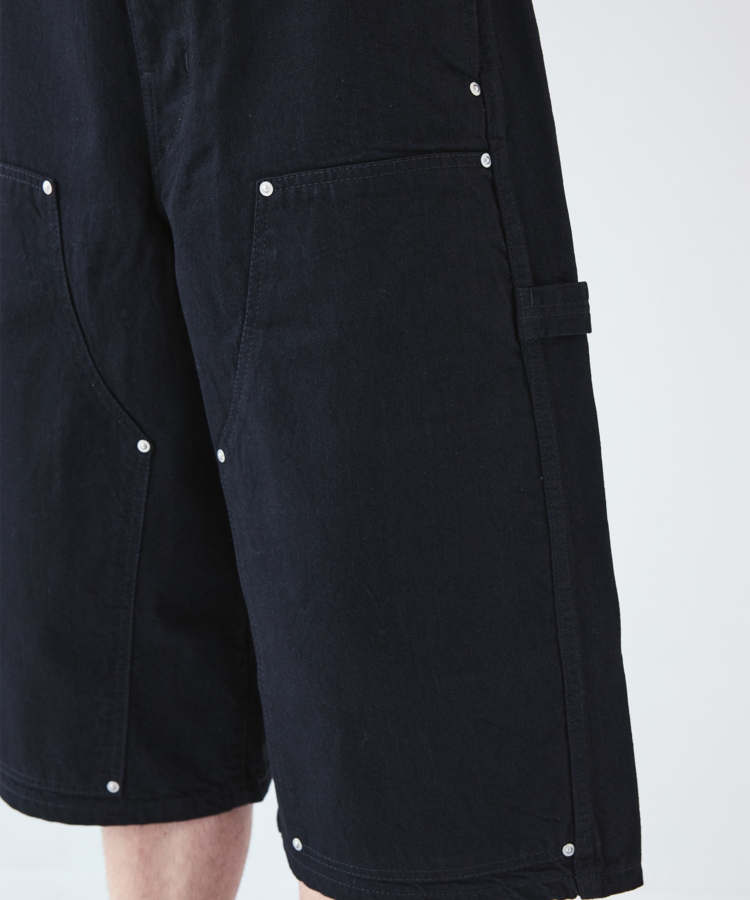 別注 OW DOUBLE KNEE DENIM SHORTS JieDa