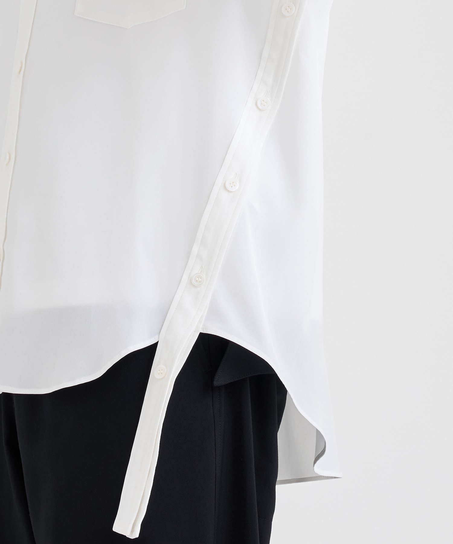 sulvam×UJOH Back&Side Open Shirts sulvam