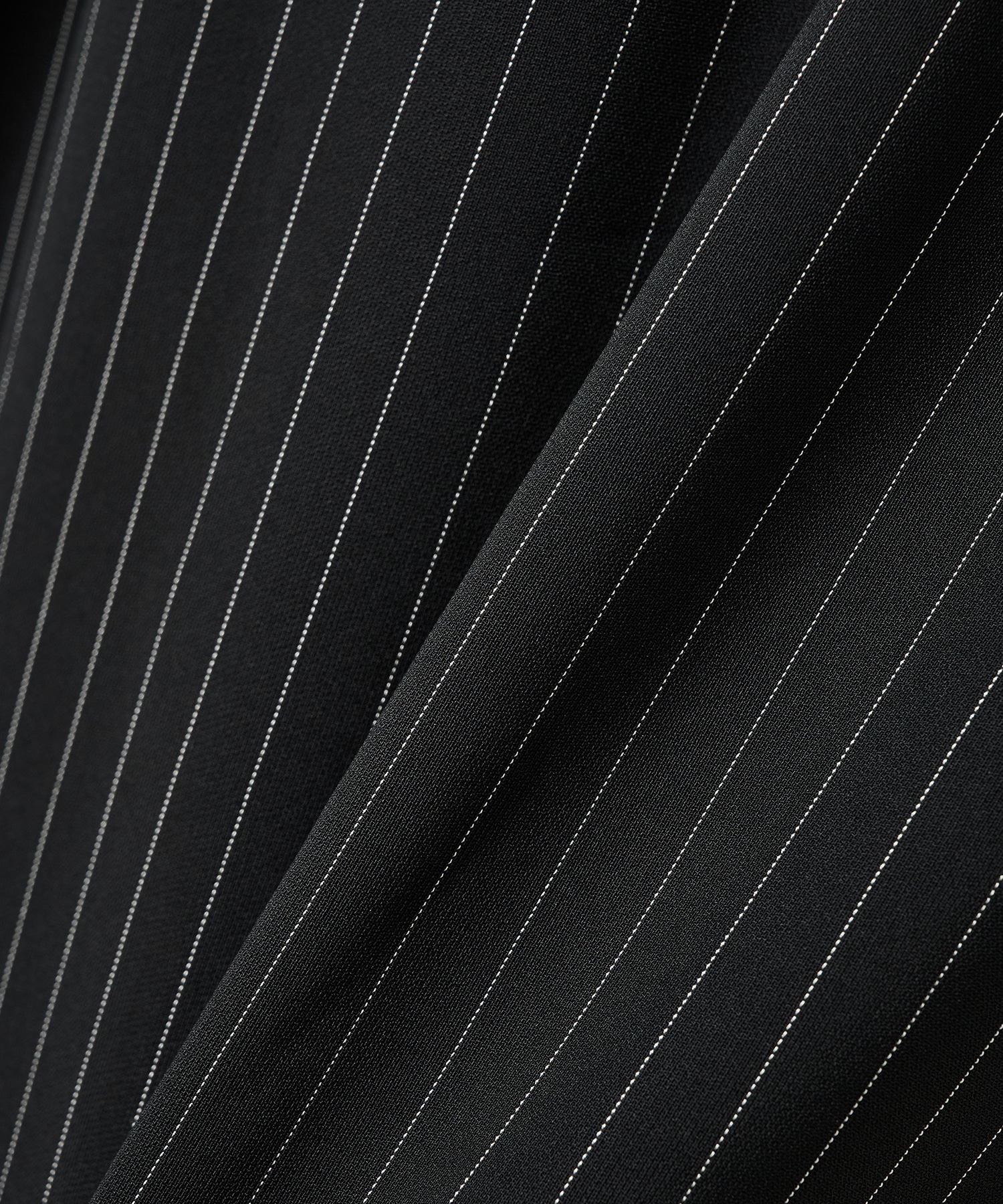 Stripe Double Cloth Zip Up L/S Shirt CULLNI