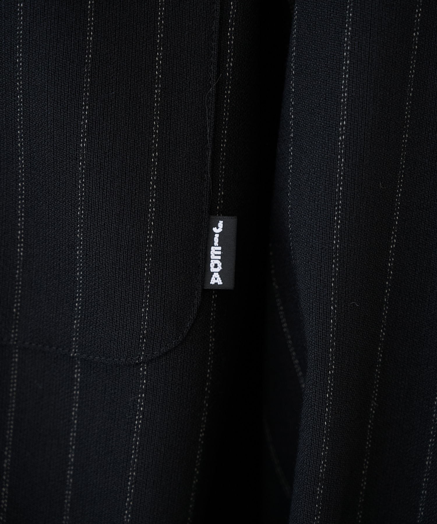 WOOL STRIPE ZIP SHIRT JieDa