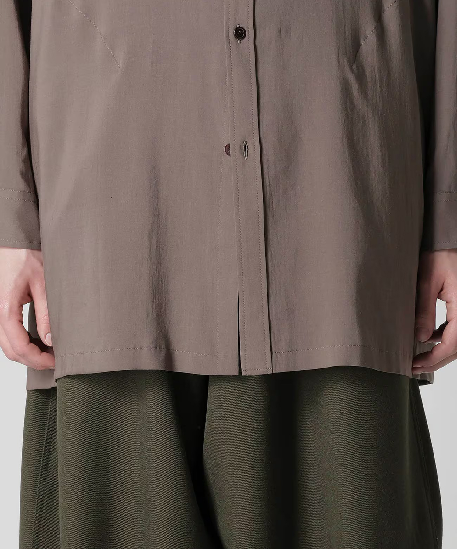 後開き袖ギャザーB Yohji Yamamoto