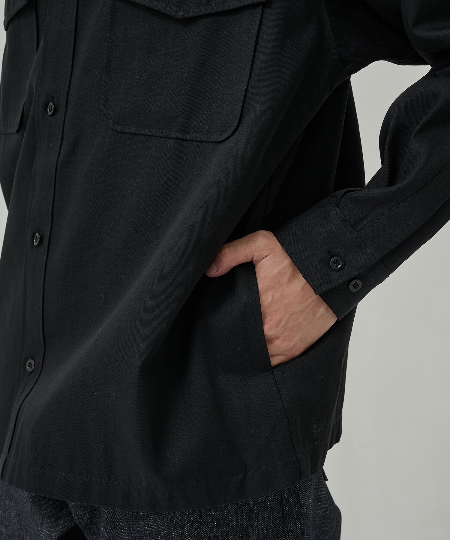 別注 DENIM L/S SHIRTS N.HOOLYWOOD