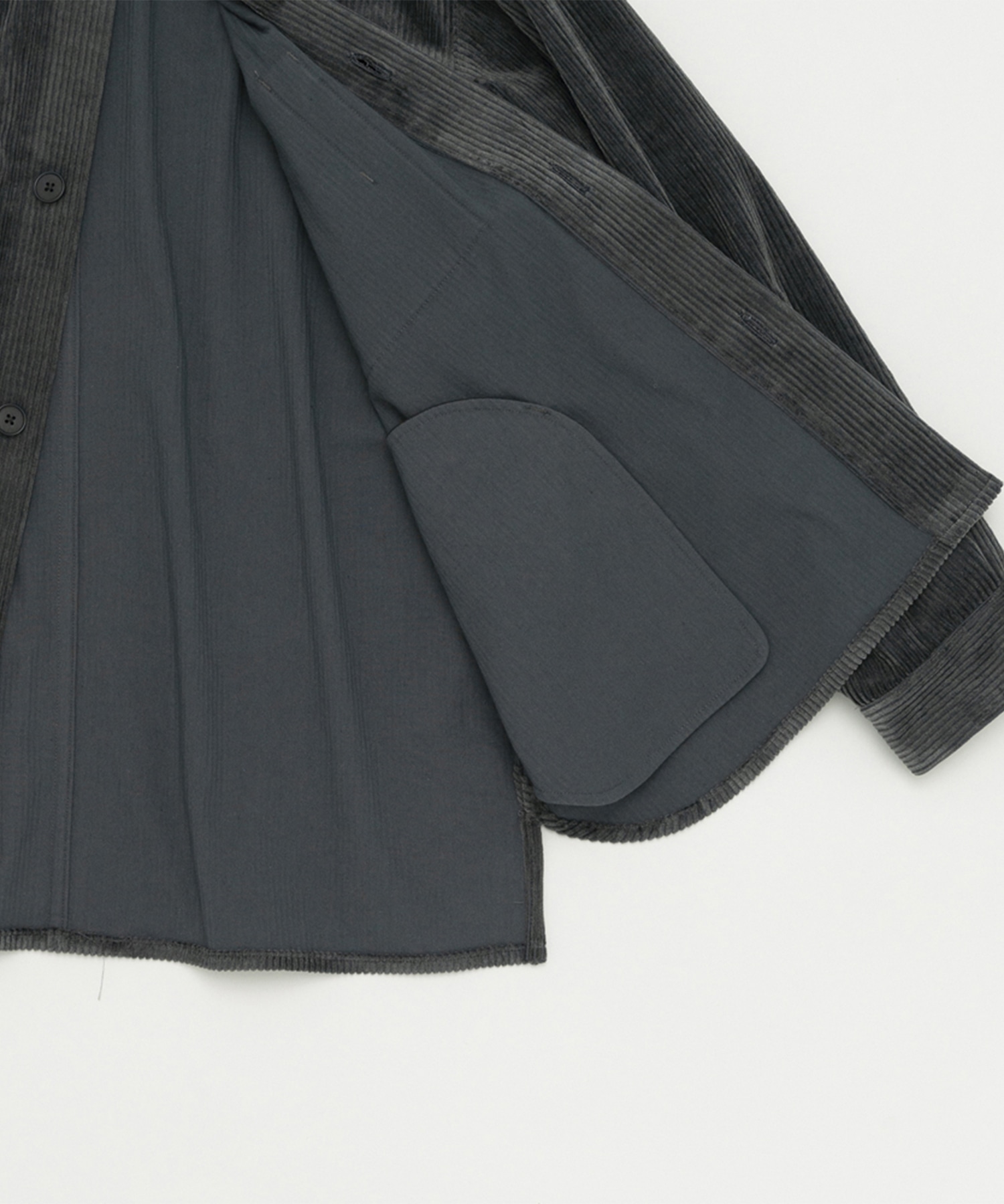 Corduroy shirt jacket STILL BY HAND