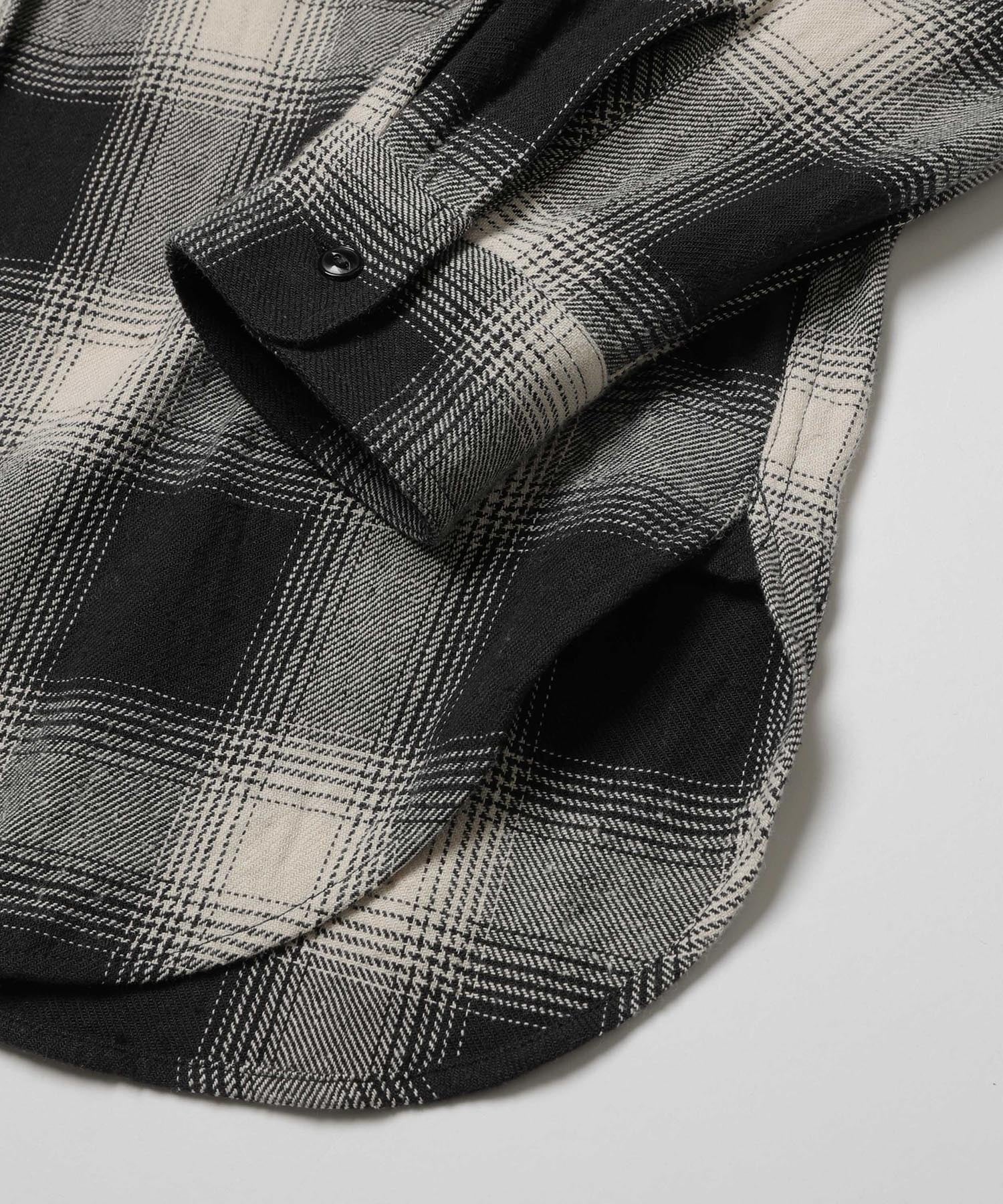 OMBRE CHECK NEL /WORK SHIRT MR.OLIVE