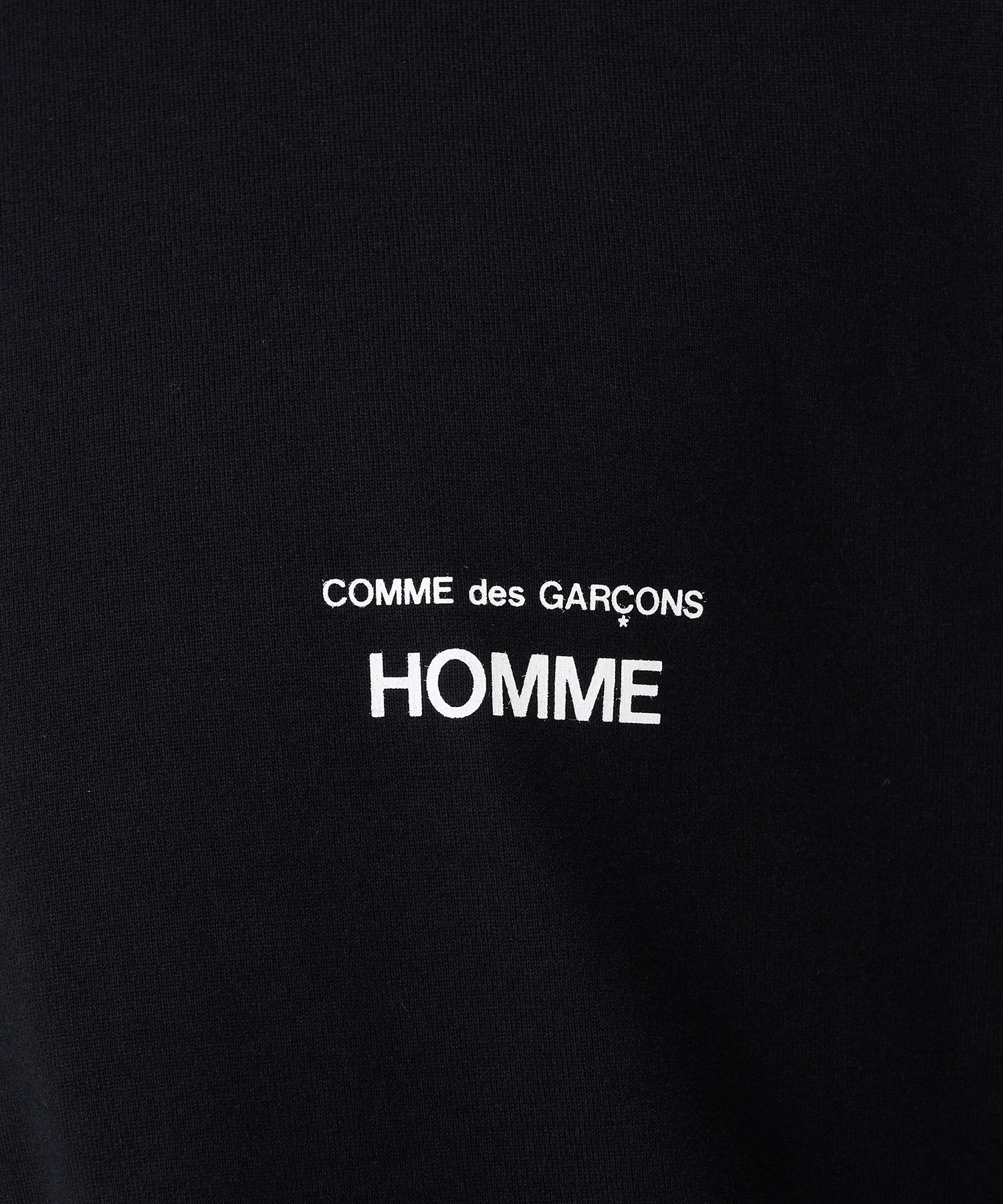 COMME des GARCONS HOMME ロゴプリント 綿天竺 半袖カットソー / HP-T101-051 COMME des GARCONS HOMME