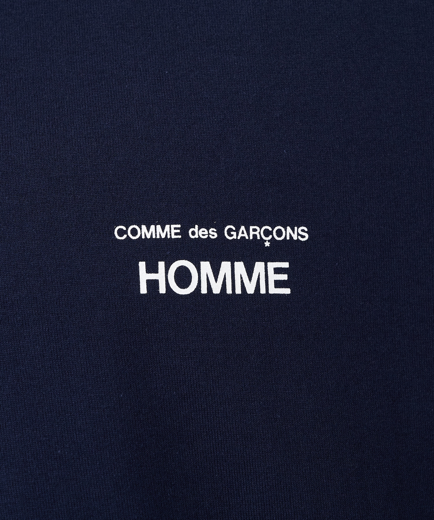 COMME des GARCONS HOMME ロゴプリント 綿天竺 半袖カットソー / HP-T101-051 COMME des GARCONS HOMME