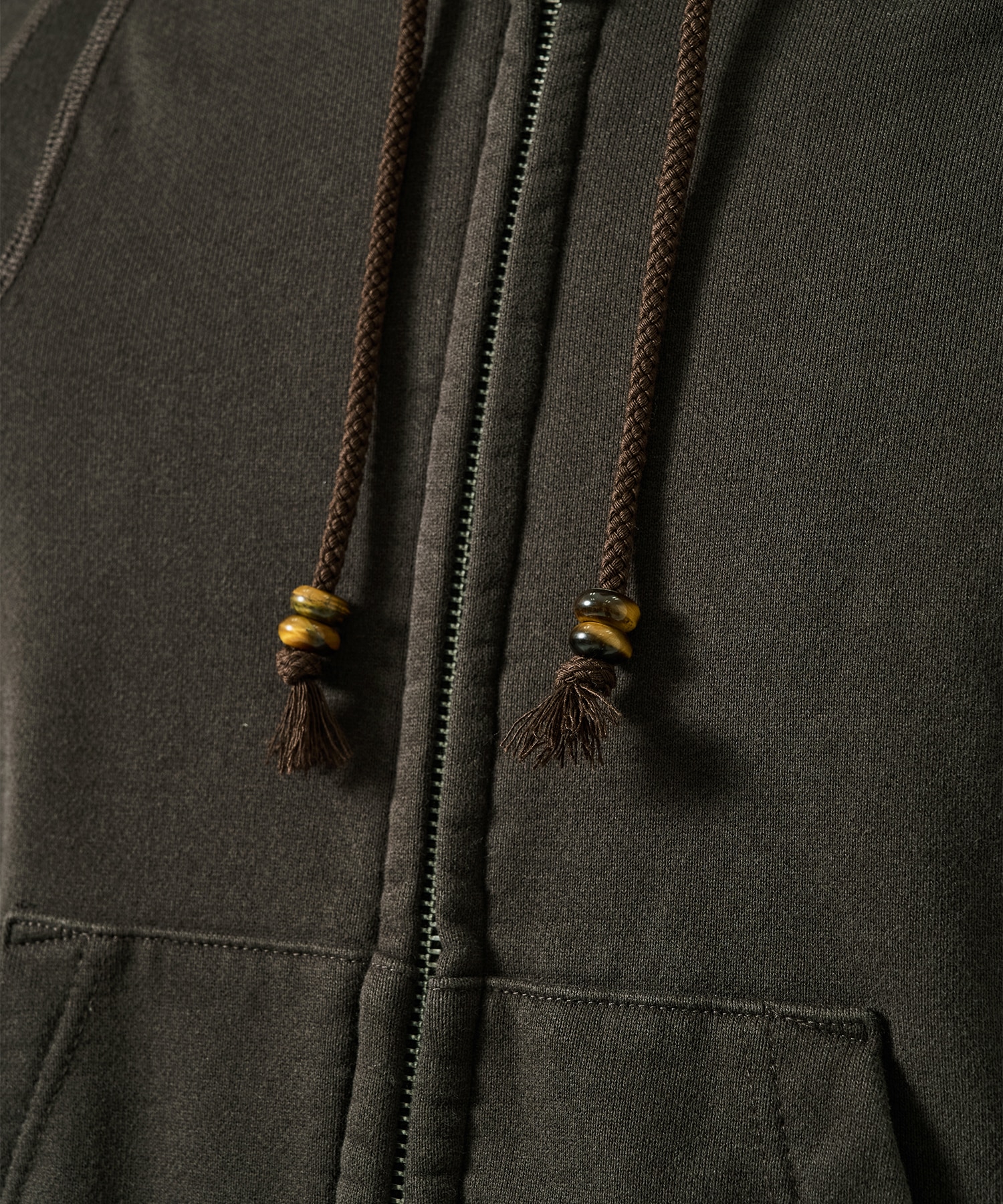 PANELLED ZIP UP HOODIE NVRFRGT
