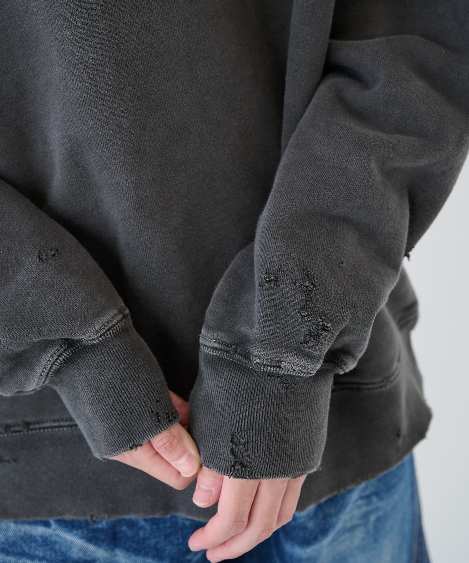 DAMAGE PIGMENT SWEAT CREW JieDa