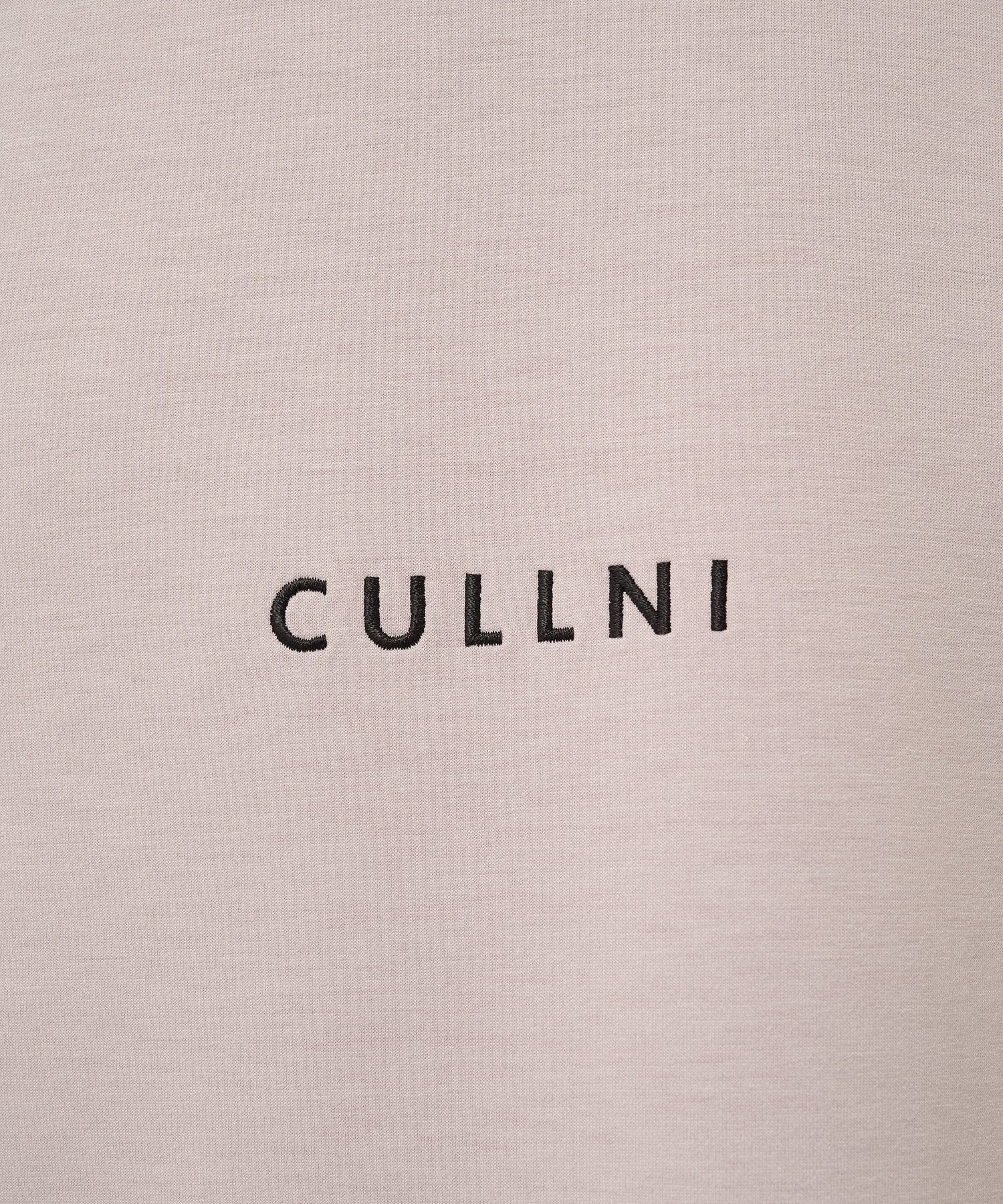 CULLNI Logo Embroidery Long Sleeve Pullover CULLNI