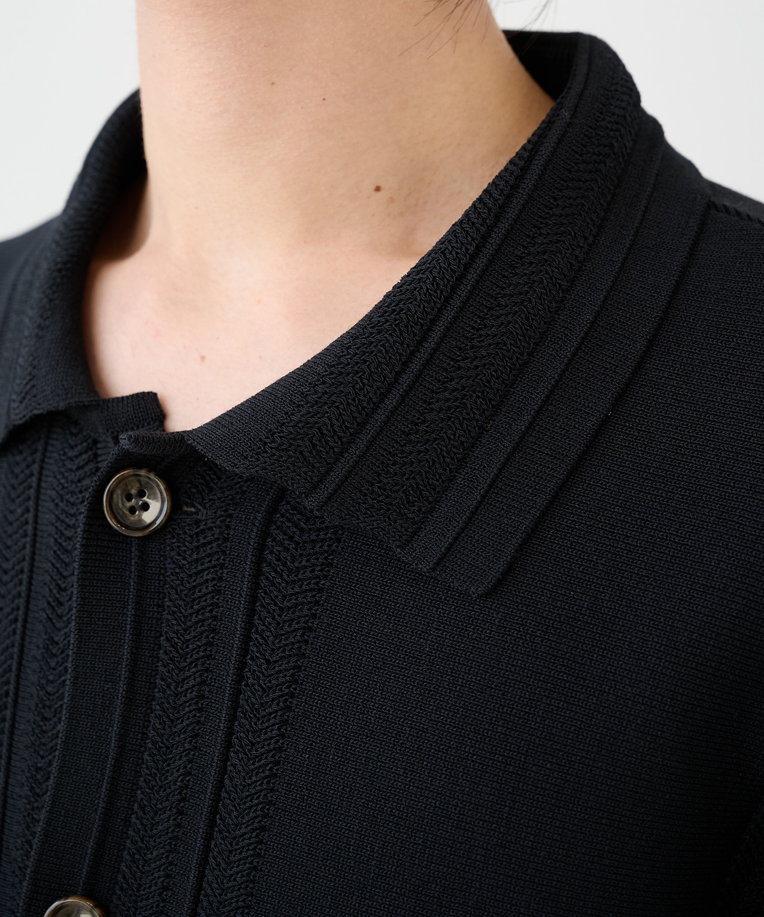 ラインニットシャツ WRAPINKNOT