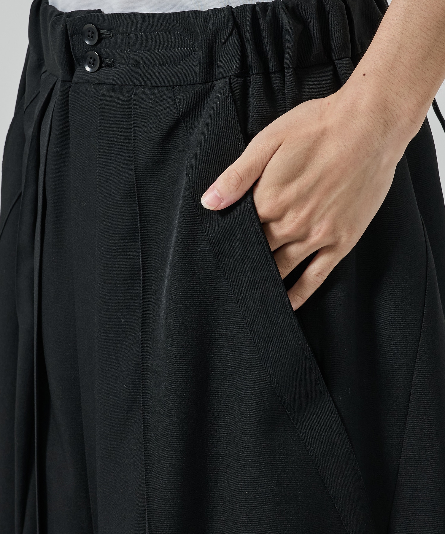 WOOL GABARDINE GY HAKAMA TYPE1 GroundY