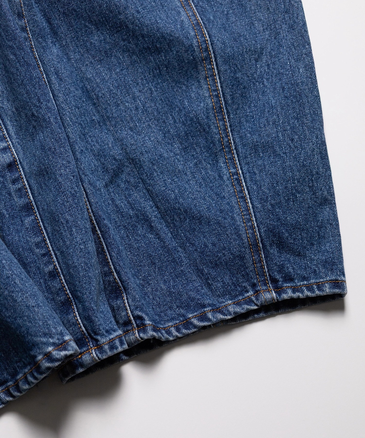 3D cutting denim pants KHOKI