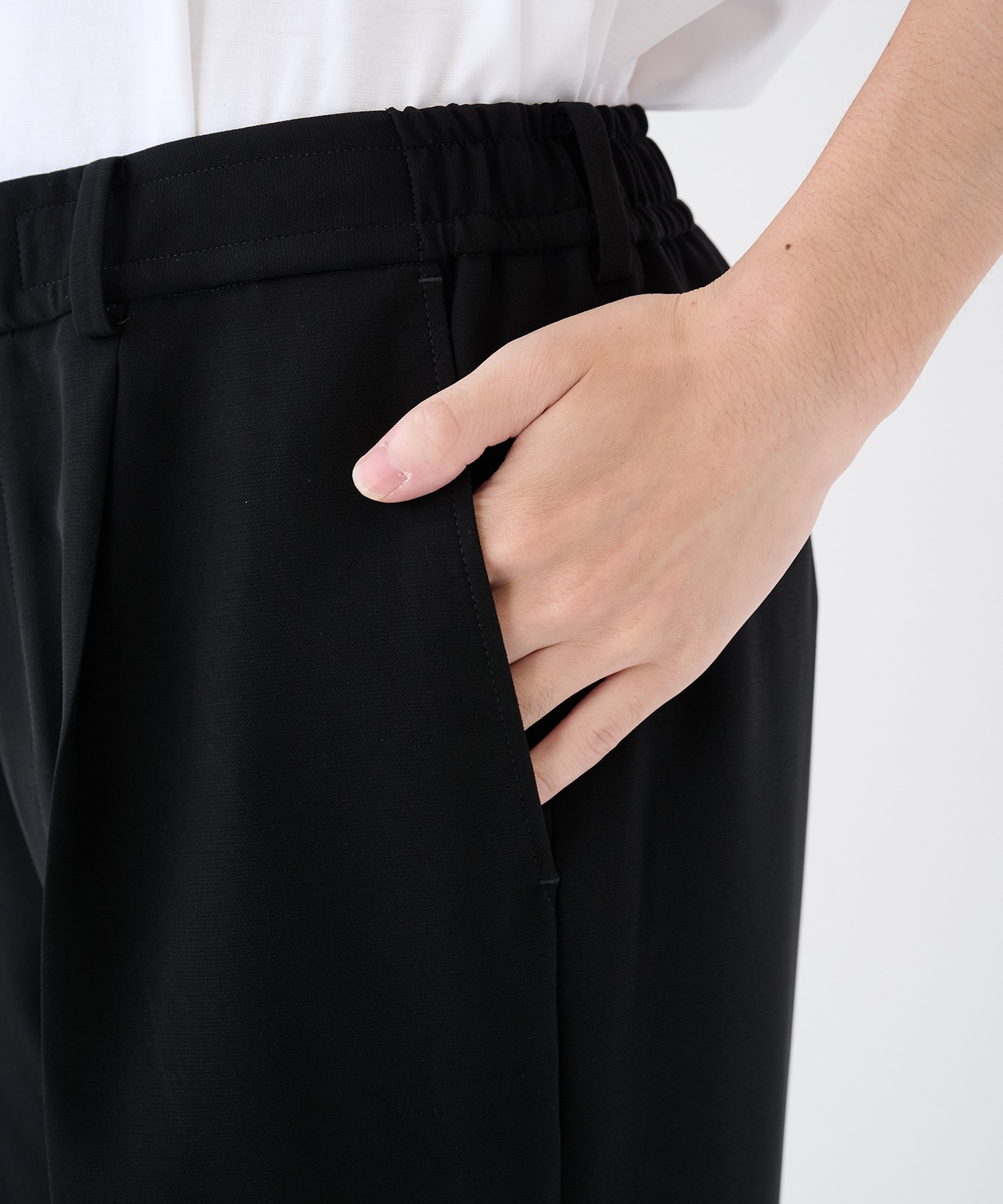 2252-PT06-095 1TUCK PANTS N.HOOLYWOOD