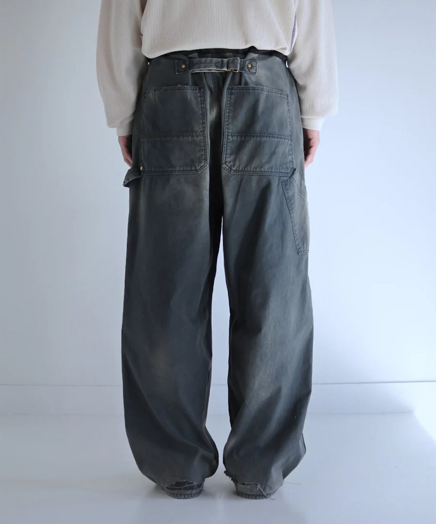 REMAKED DOUBLE KNEE DUCK PAINTER PANTS ANACHRONORM