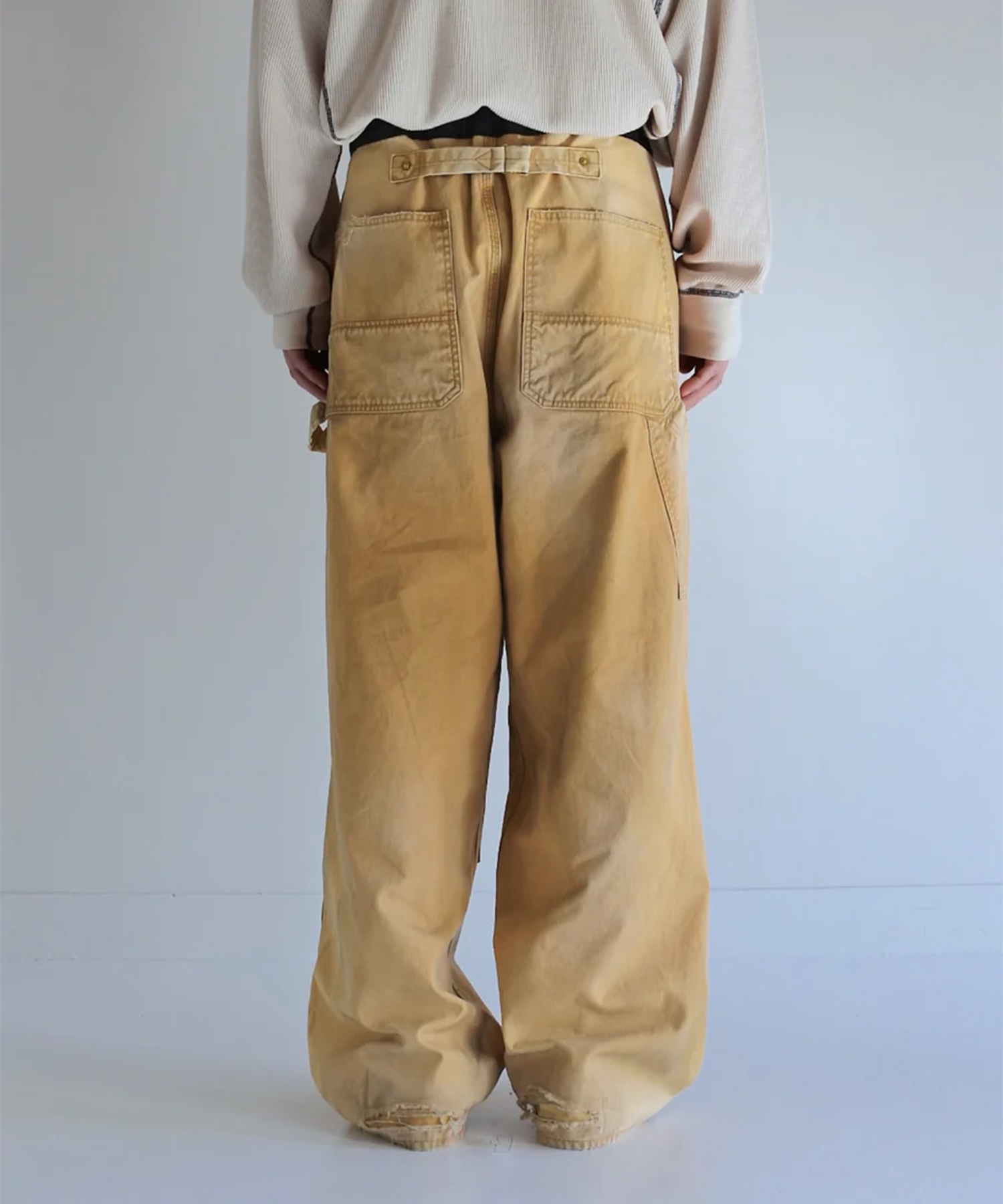 REMAKED DOUBLE KNEE DUCK PAINTER PANTS ANACHRONORM
