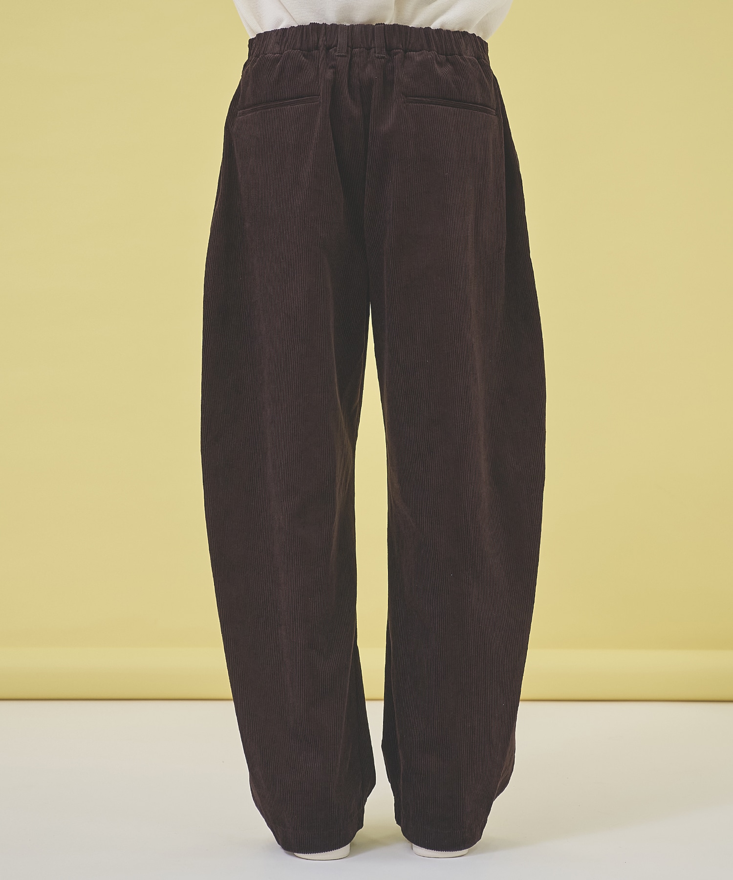 CORDUROY WIDE PANTS STUDIOUS