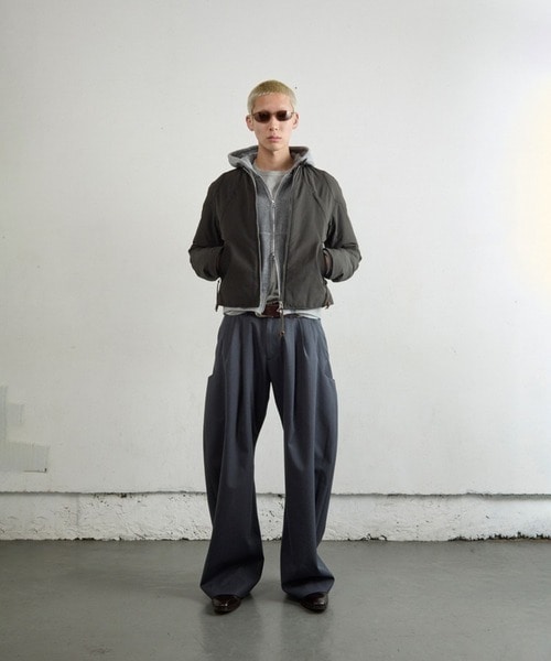 CURVED LEG UTILITY TROUSERS｜NVRFRGT