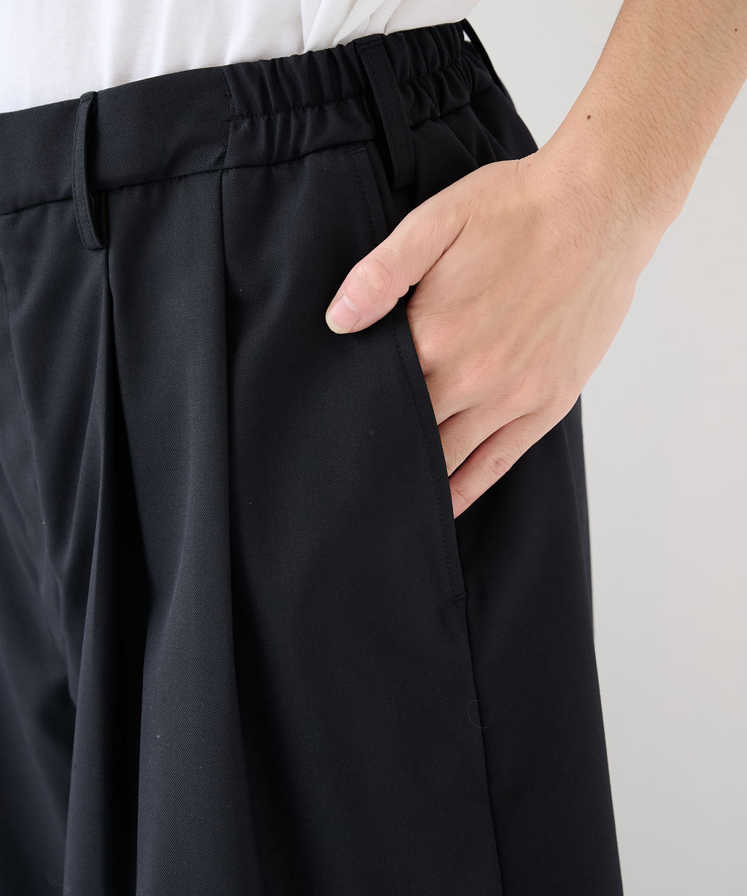 T/W Saxony Shin Cut Wide Easy Trousers COOTIE PRODUCTIONS