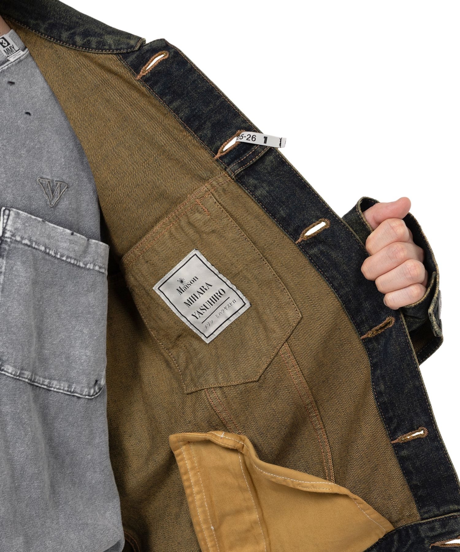 DECONSTRUCTED DENIM BLOUSON Maison MIHARA YASUHIRO
