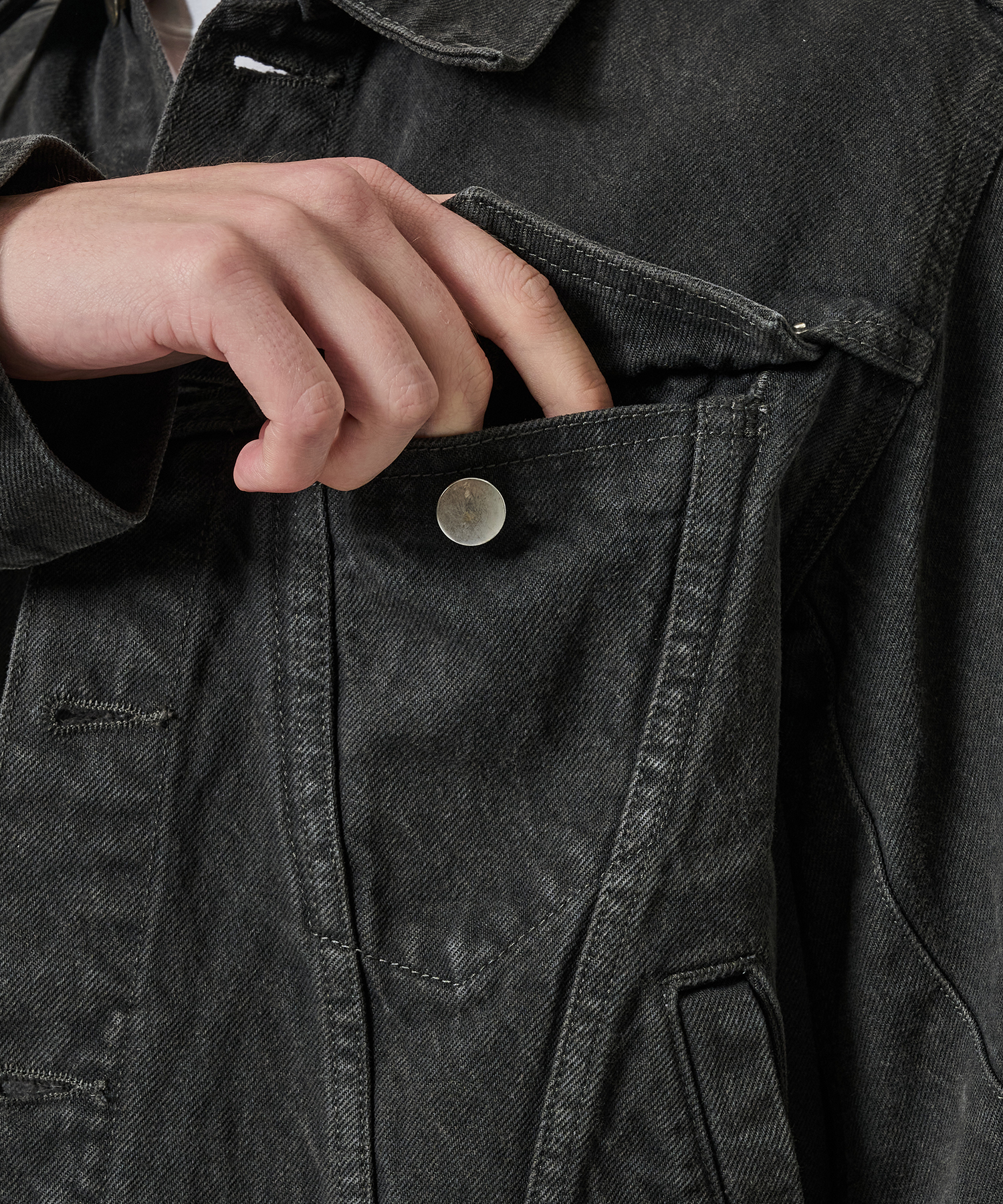 3D TRUCKER JACKET NVRFRGT