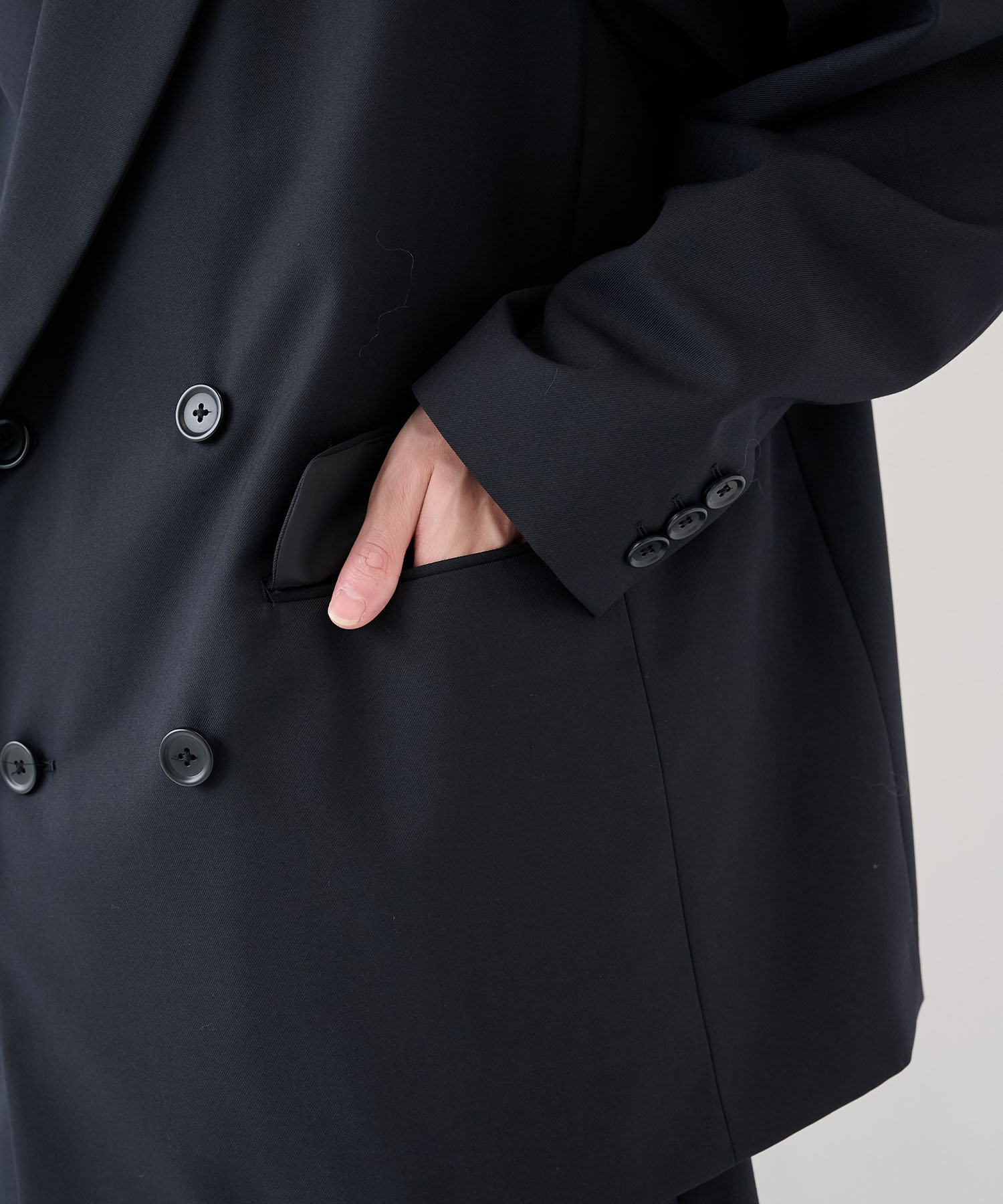 T/W Saxony Double Breasted Jacket COOTIE PRODUCTIONS