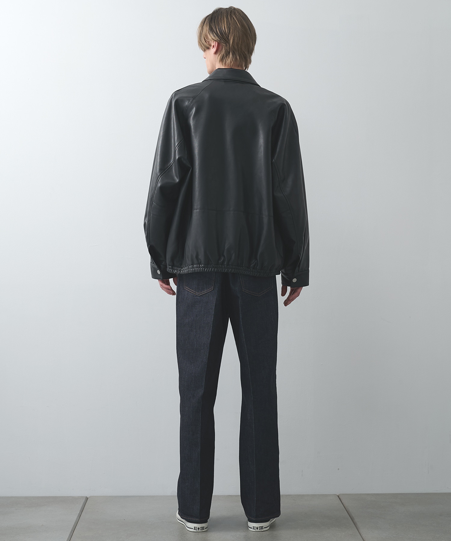 MODERN LEATHER BLOUSON STUDIOUS