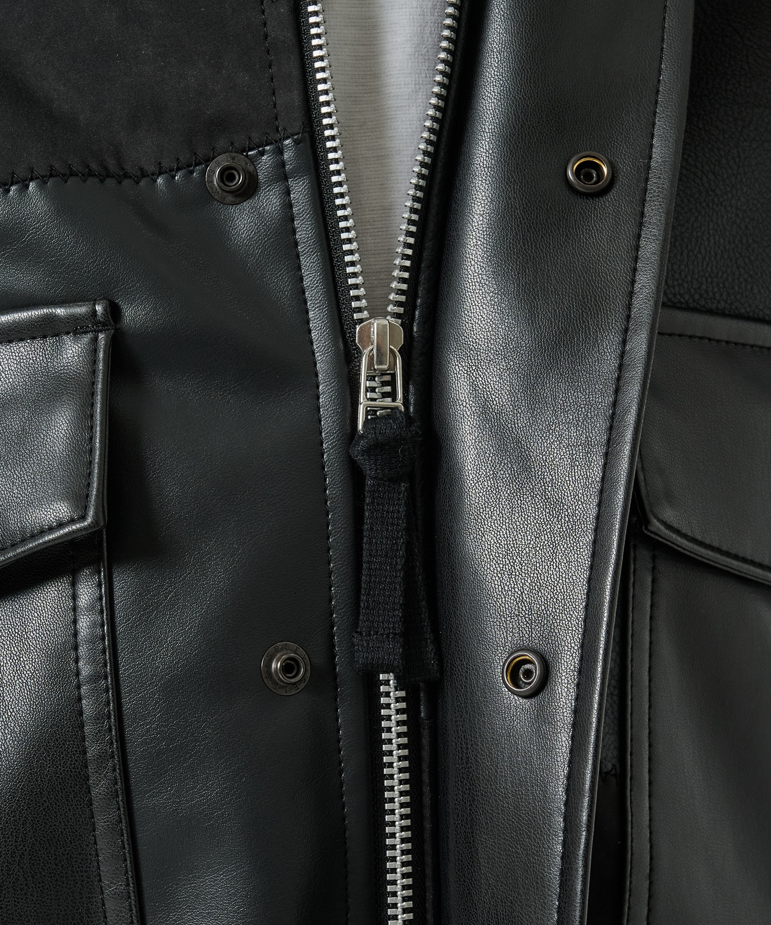 SYNTHETIC LEATHER PATCHWORK BLOUSON / HP-J011-051 COMME des GARCONS HOMME