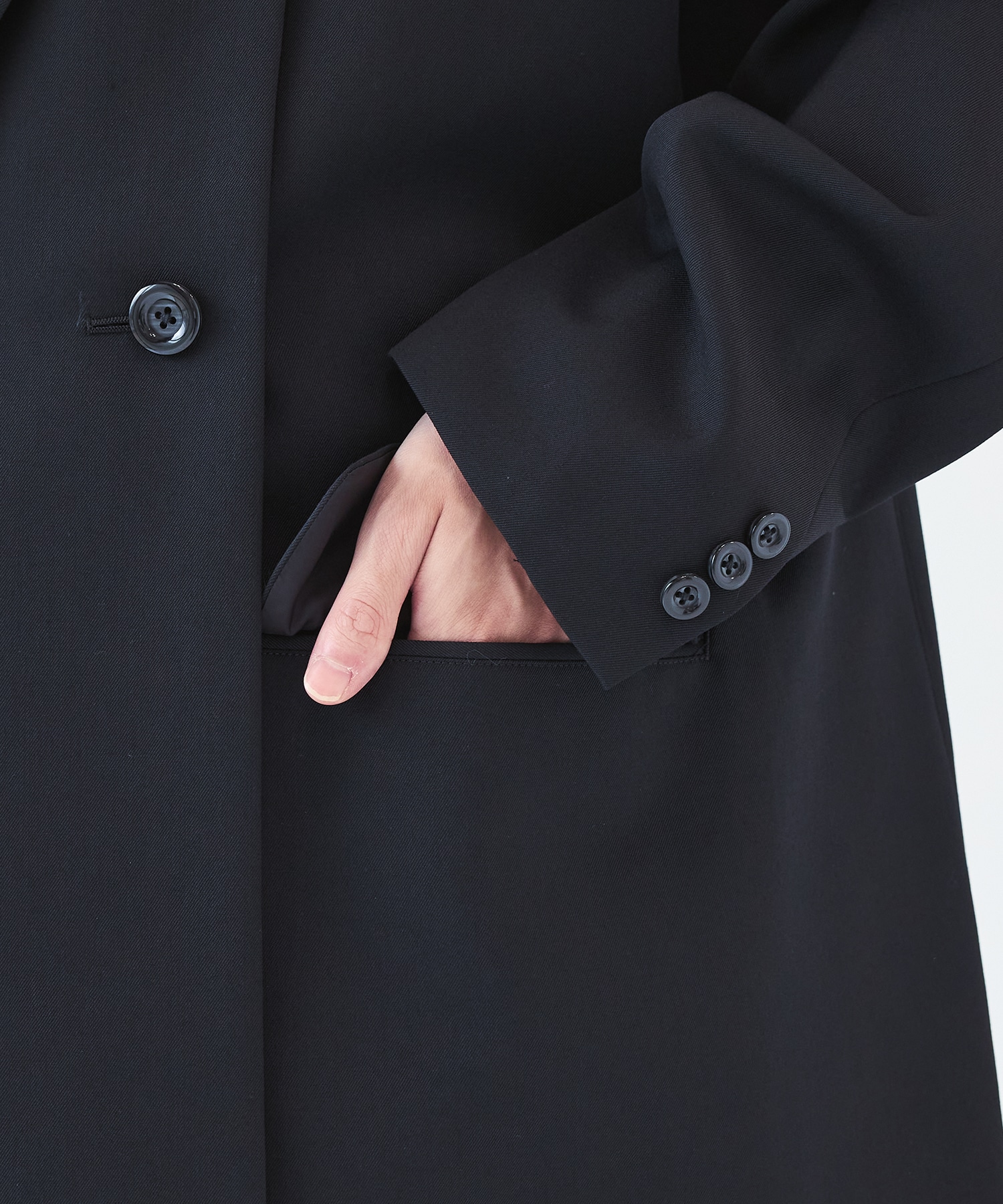 Cut Up Drop Shoulder JKT UJOH HOMME