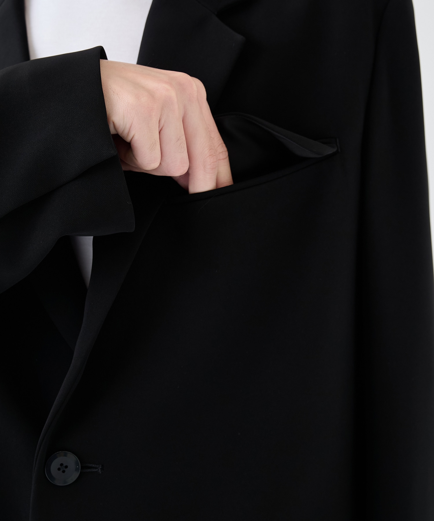 Double Cloth Twill Zip Pocket Tailored Jacket CULLNI