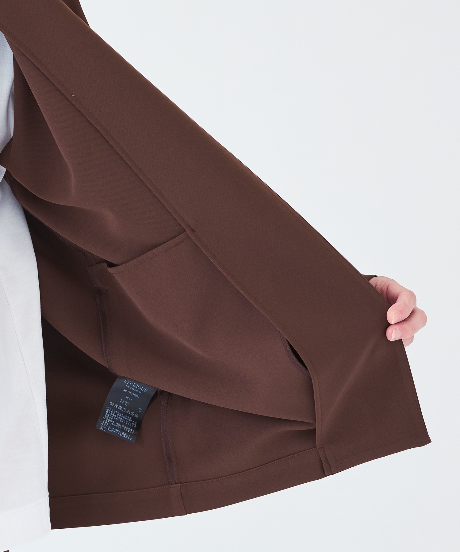 ドリームジャージーノーカラージャケット STUDIOUS