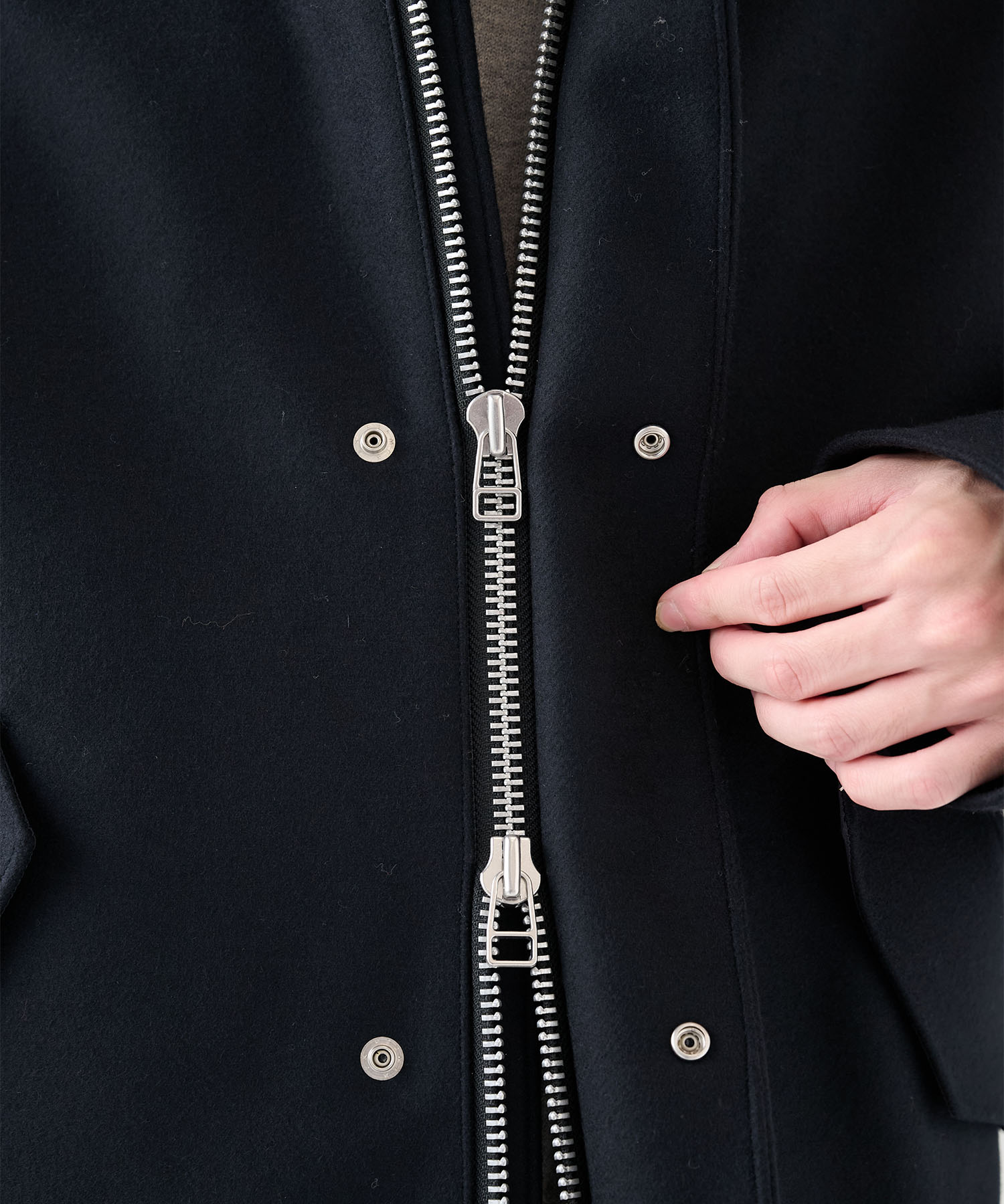 Super140 Wool Melton Short Mods STUDIOUS