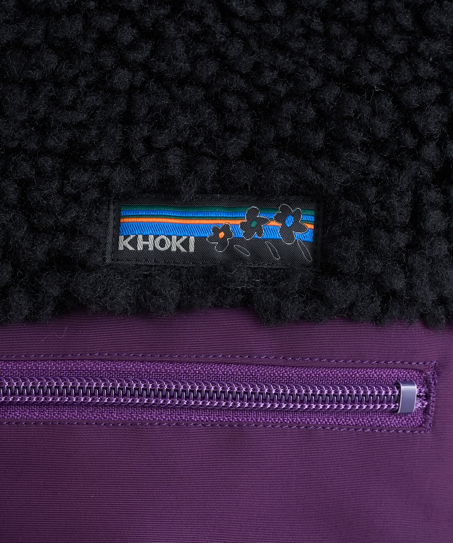Freece-texture jacket KHOKI