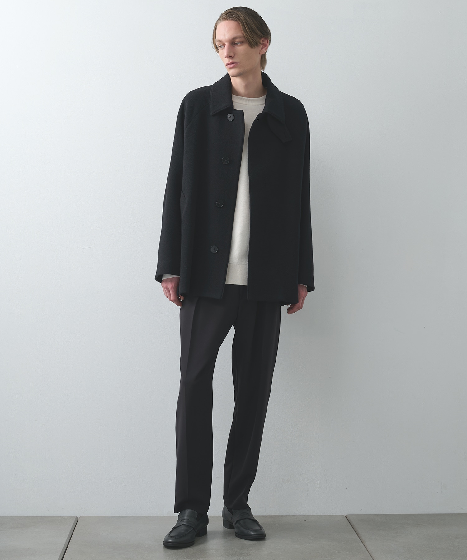 Cashmere Beaver Short Coat STUDIOUS