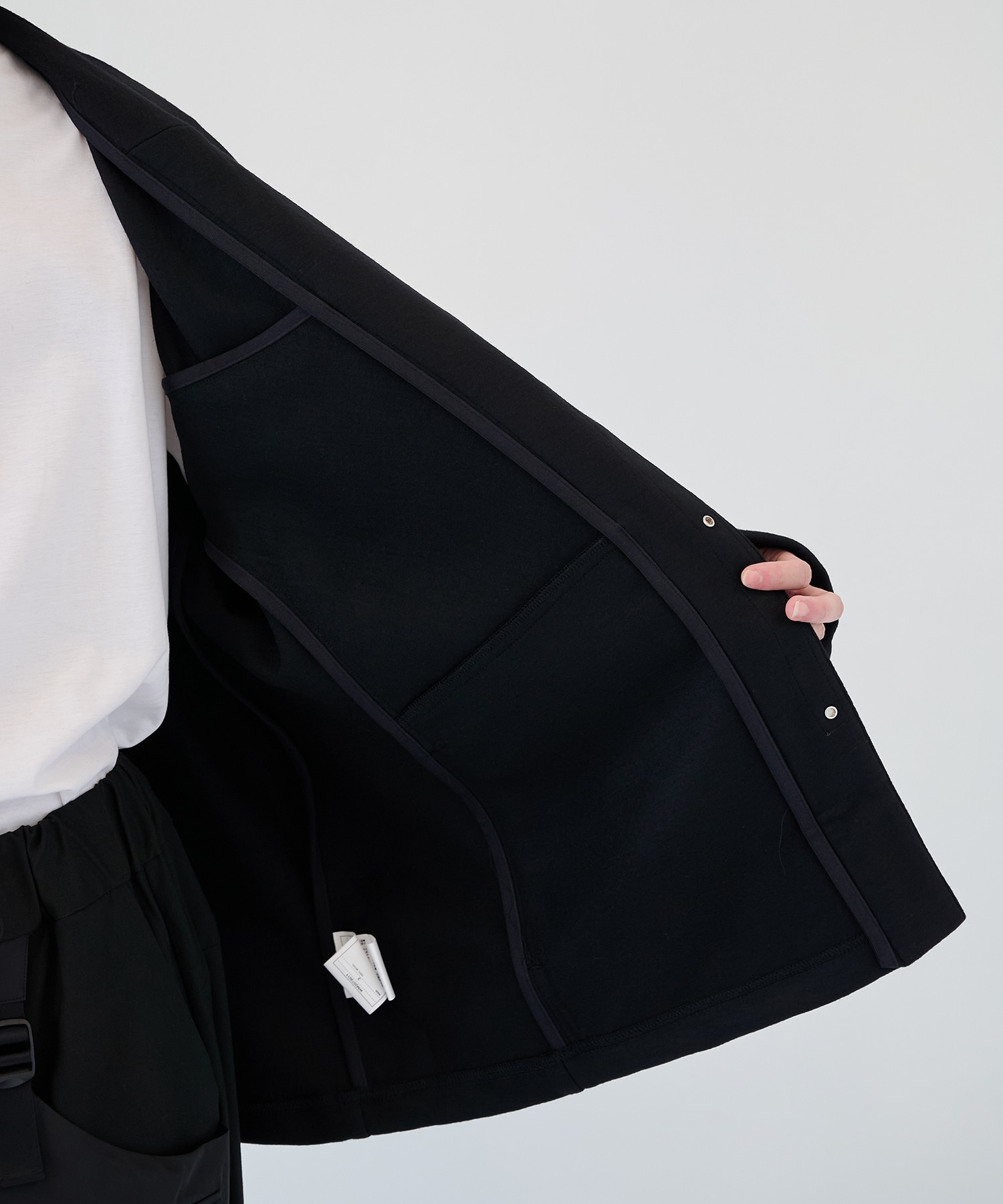 WOOL MELTON CARDIGAN White Mountaineering