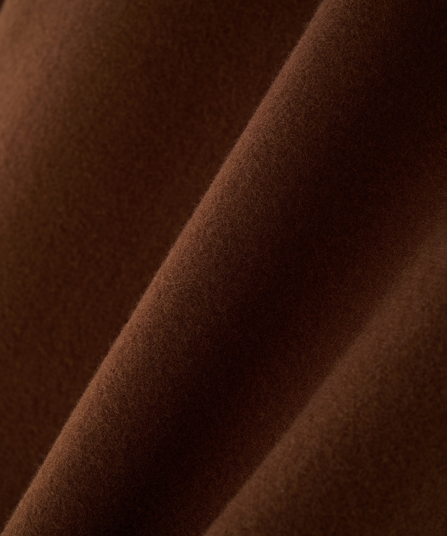 Lamb Wool Melton Layerd Long Coat CULLNI